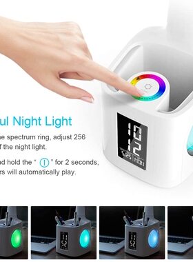 Study LED Desk Lamp with 10W USB Charging Port&Screen&am