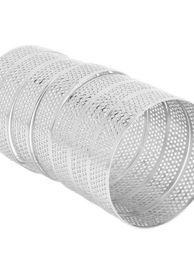 15 Pcs Circular Porous Tart Ring Bottom Tower Pie Cake Mould