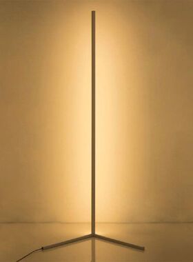 Nordic Indoor LED Floor Lamp Modern Simple Corner Rod Floor