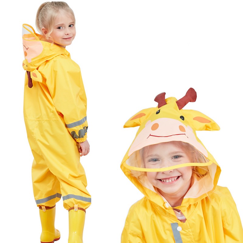 90 15CM Waterproof Raincoat For Children Kids Baby Rain Co - 图3