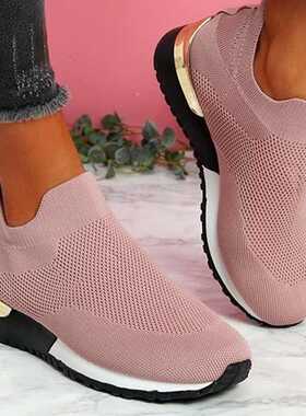 Sneakers Socks Woman 2022 Fashio Mesh Platform Sport Shoes W