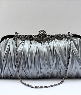 Free Shipping Army Green Chinese Women's Satin Wedding Eveni