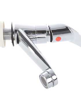 Bathroom Sink Chrome Finish Single Handle Basin Faucet Water
