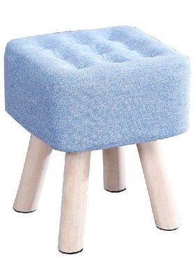 29cm 39cm hight stool wooden chair fashionable fabric art