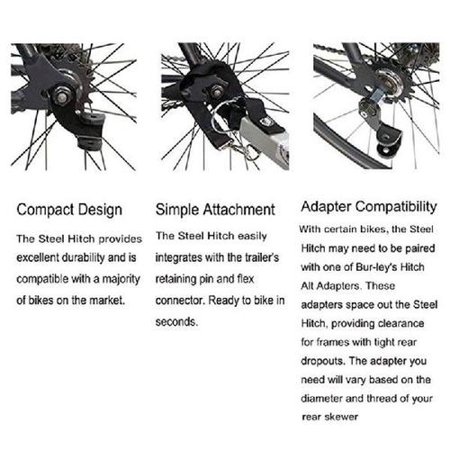 Baby Sundries Traction Head Bike Trailer Coupler Attachment - 图0