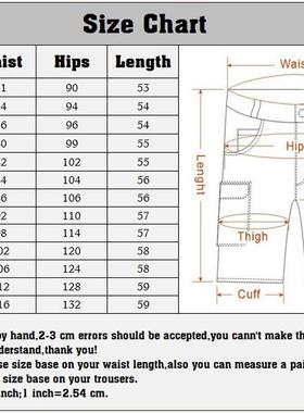 2021 Summer Men	s Baggy Multi Pocket Military Cargo S