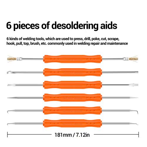HOOMIN Soldering Tips Rework 220V Welding Tool Digital - 图0