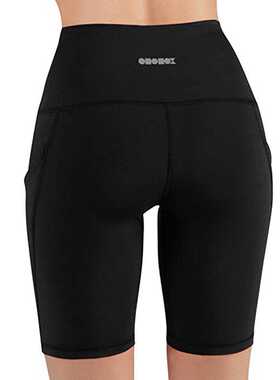 New Fashion Women Cycling Shorts Black High Waist Skinny Str
