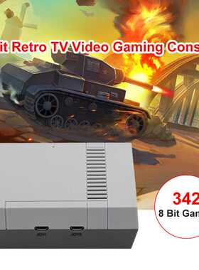 8 Bit Retro Tv Video Gaming Console With Wired Controller Bu