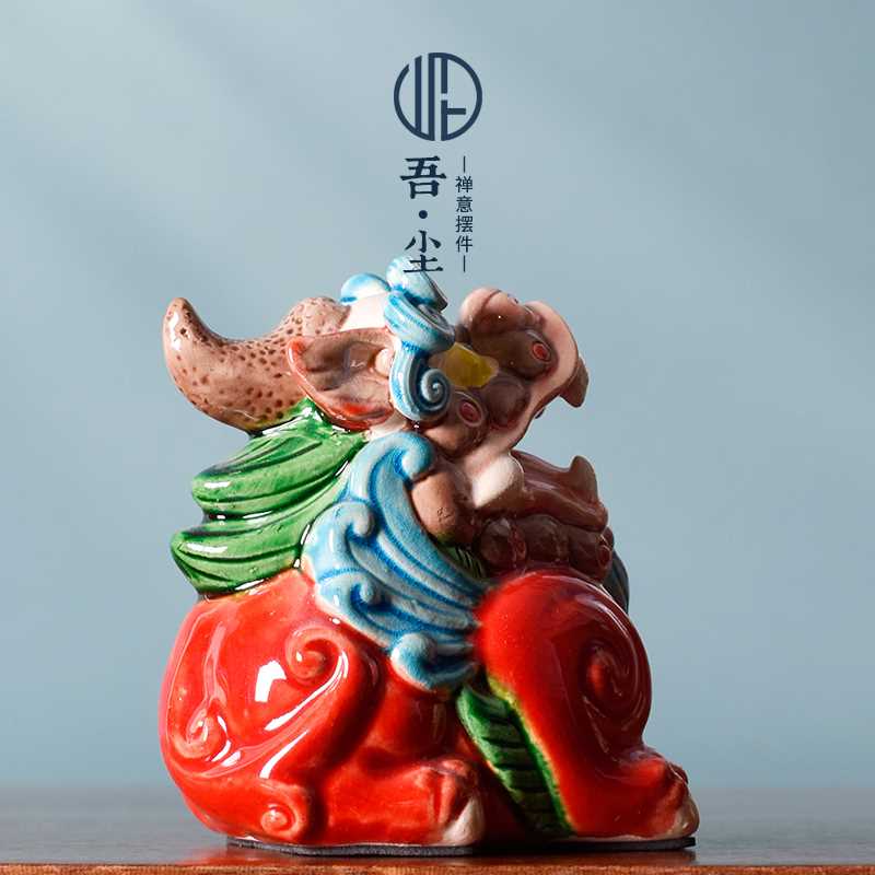 Ceramic Lucky Home Home Decoration Cute God Beast Gift