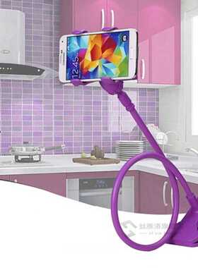 Mobile Lazy Bracket Two Clamp Flexible Phone Stand Holder fo