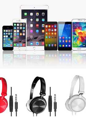 HiFi Wired Headphones for Iphone Sony Headsets with Microph