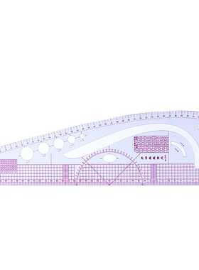 Sewing Tools Plastic Transparent French Curve Ruler SplIne S