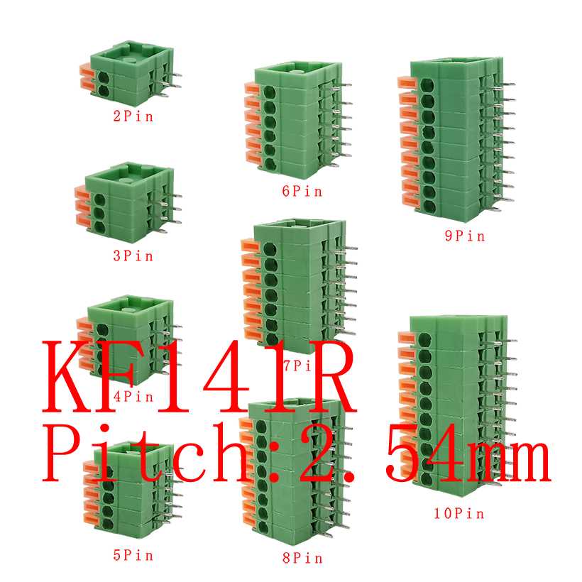 10Pcs KF141R/KF141V 2.54mm Right Angle/Straight Needle PCB M - 图2