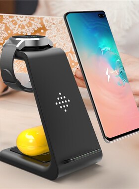 in 1 QI Wireless Charger For Samsung iPhone Fast Charger