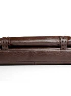 New Brand Men's Leather Messenger Bags Vintage Cross