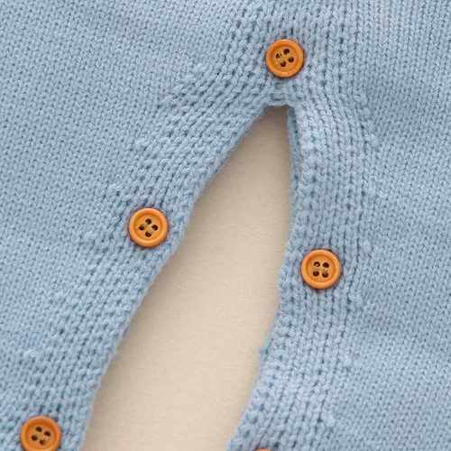 Baby Rompers Cute Rabbit Pom Pom Newborn Toddler Jumpsuit Ou - 图1