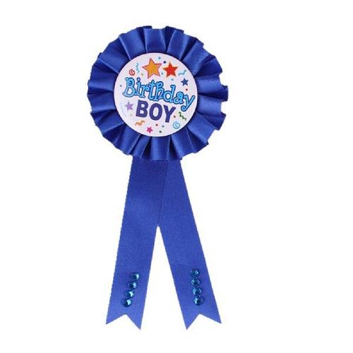 Favors 1PC Birthday Girl Boy Award Ribbon Rosette Badge Pin - 图2