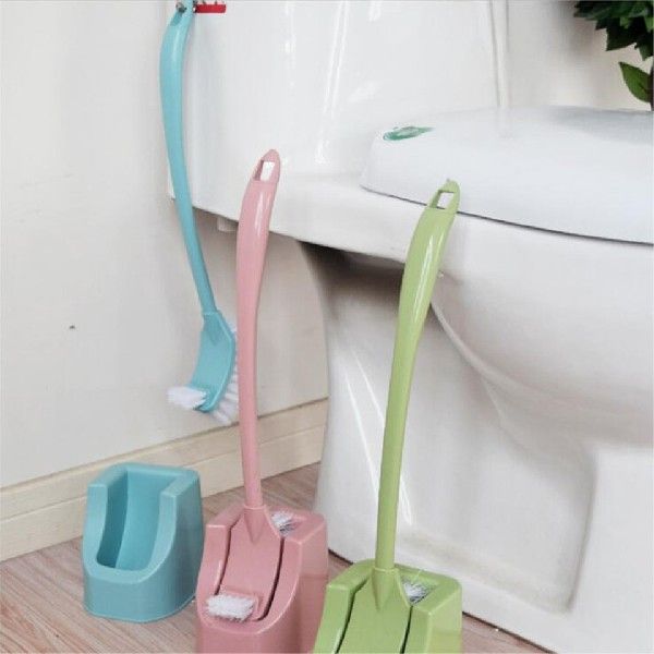 1pc Bathroom Replacement Portable Long Handle Cleaning Tool - 图1