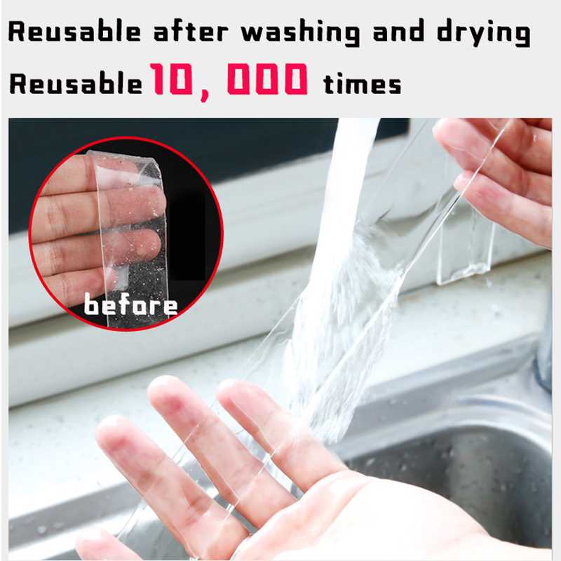 1/2/3/5M Nano Tape Double Sided Tape Transparent Reusable - 图1