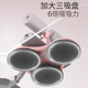 Enlarged three-suction cup firm and non-displaceable household abdominal curler