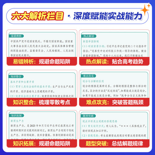育甲2026新版高考政治提分计划高中政治高考必刷题48天科学规划复习高中政治知识点总结冲刺提分手册专项突破全国通用 - 图2