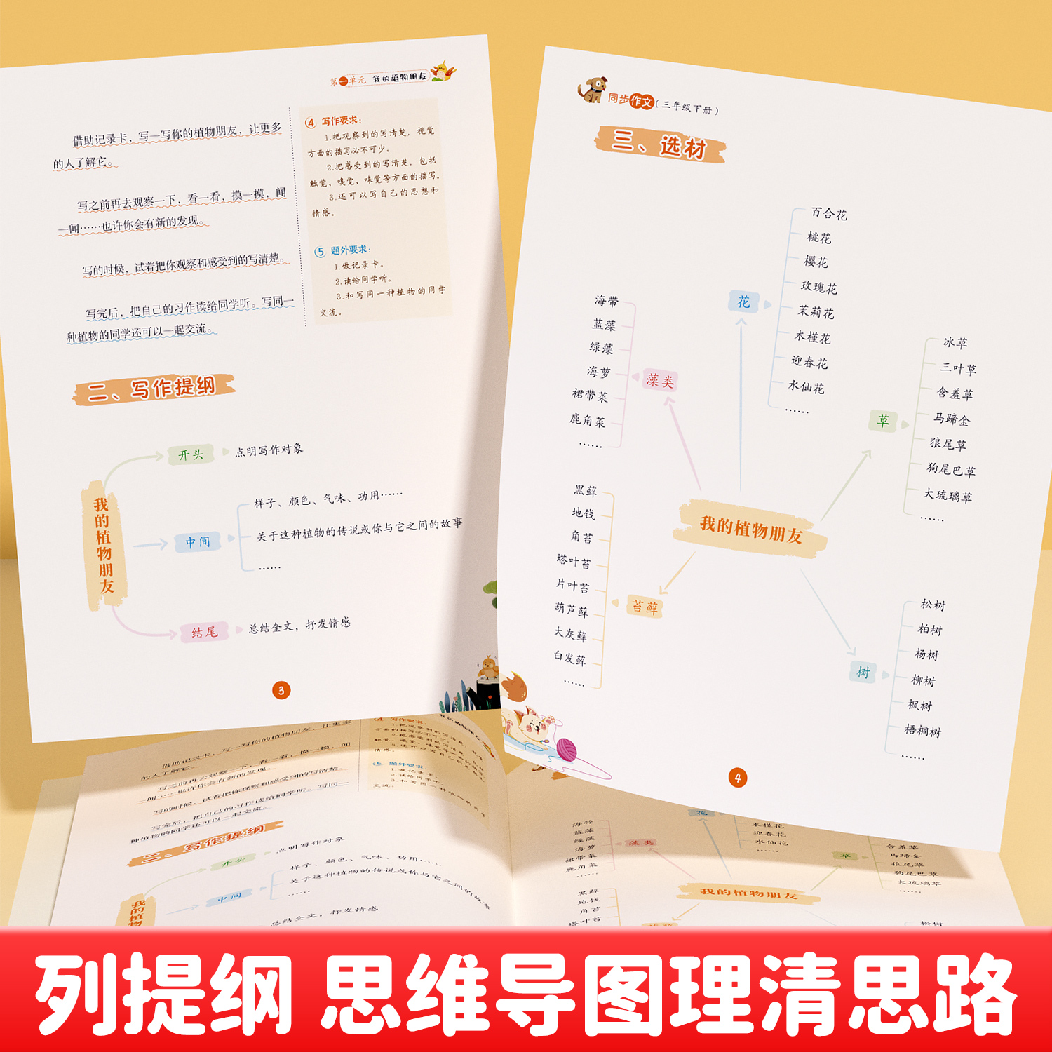 斗半匠2025新版同步作文三年级下册四五六年级下人教版同步课本小学素材积累阅读理解专项训练书一二年级上册范文作文大全写作仿写