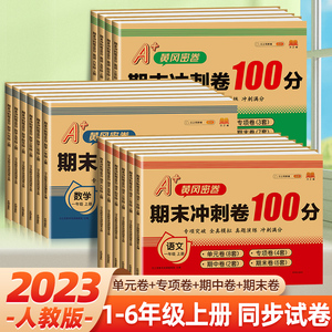 《期末冲刺100分试卷》（人教版、年级科目任选）