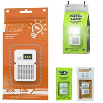 Portable Salt Water LED Lamp 50 LM Brine Camping Light Last