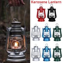 Retro Kerosene Camp Lamp Outdoor Camping Lantern Portable Te