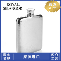 Royal Selangor Imported Small Wine Jug Carry-on Mini Thickened White Wine Jug Tin Handmade Outdoor Retro Portable Wine Pot