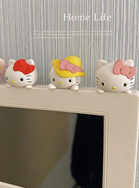 hellokitty可视门铃对讲机饰品摆件可爱女卡通家居用品遮挡装饰品