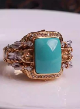 镶嵌戒指楚蓝豪华大气