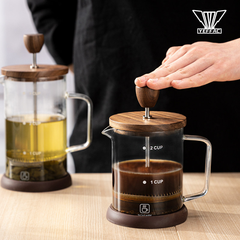 野啡咖啡手冲壶家用煮咖啡过滤冲茶器套装玻璃过滤杯聪明杯法压壶,淘宝优惠券,粉丝福利购,淘宝优惠卷