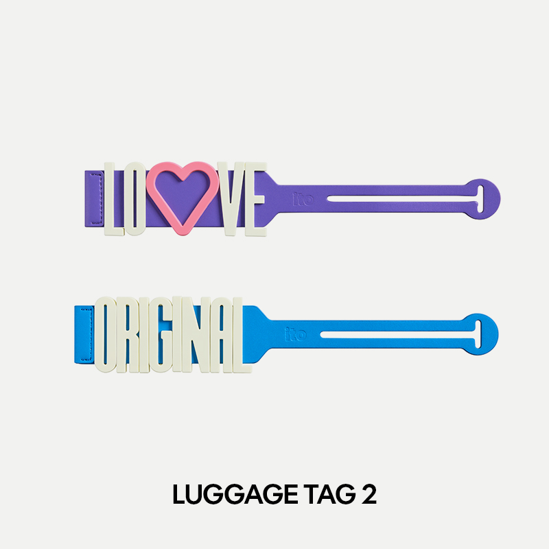 「明星同款」ITO LUGGAGE TAG 2 可拆卸自由组合 DIY  字母行李牌 - 图0