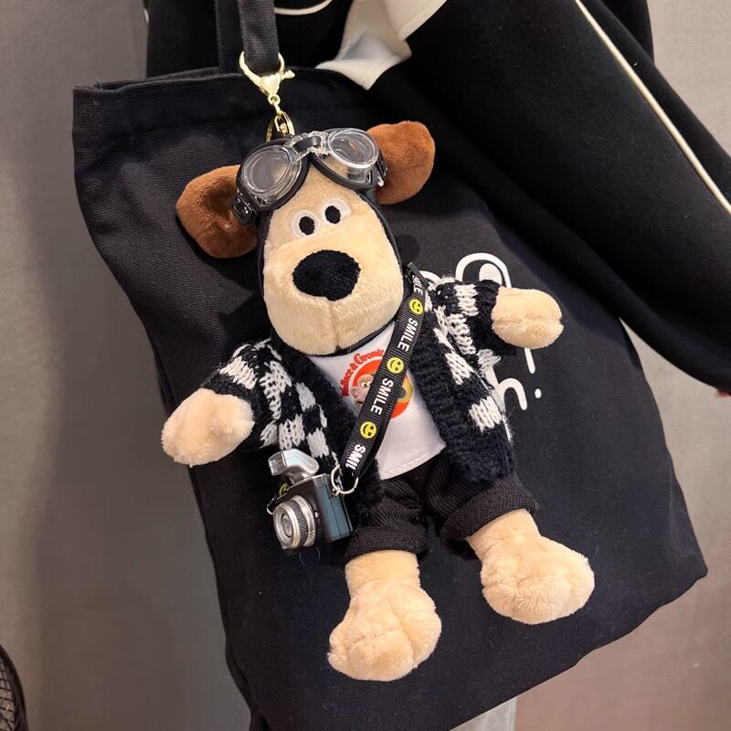 毛绒公仔包包挂件可爱卡通掌门狗创意情侣书包挂饰玩偶钥匙扣配件,淘宝优惠券,粉丝福利购,淘宝优惠卷