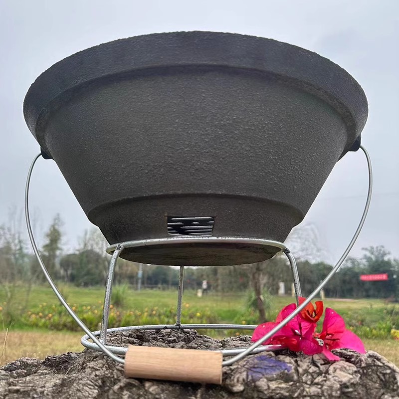 Outdoor patio home portable cast iron