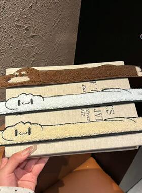 可爱卡通动物长条腊肠狗