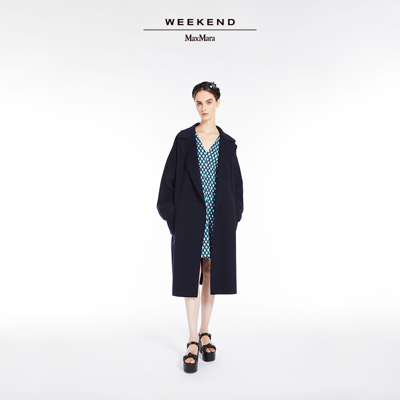 【季末甄选】Weekend MaxMara 秋冬女装V领印花连衣裙5626053906