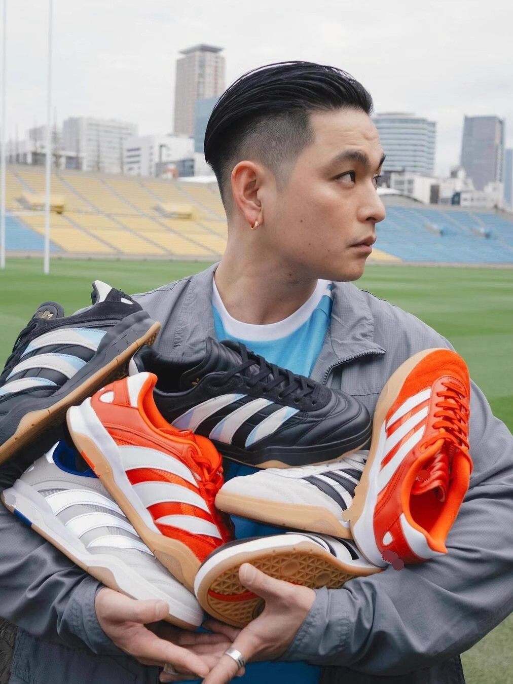 3折Predator Mundial猎鹰运动休闲鞋足球风百搭低帮德训鞋IE5675