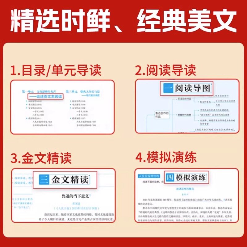 【央视网】人民日报伴你阅读 高中一二三年级高考全国通用版 高中语文写作素材阅读理解专项训练高中满分作文优美句子写作技巧 LZ