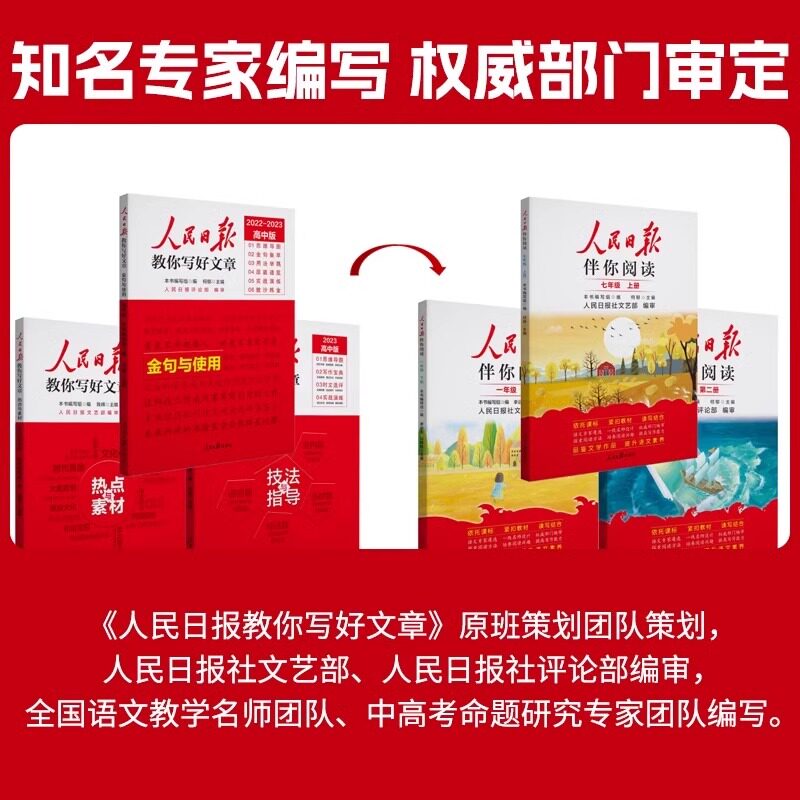 【央视网】人民日报伴你阅读 高中一二三年级高考全国通用版 高中语文写作素材阅读理解专项训练高中满分作文优美句子写作技巧 LZ