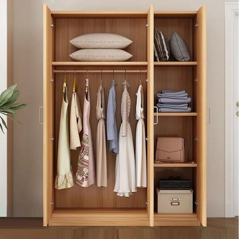 简易衣柜家用卧室出租房用结实耐用经济型柜子儿童小户型收纳衣橱 - 图0