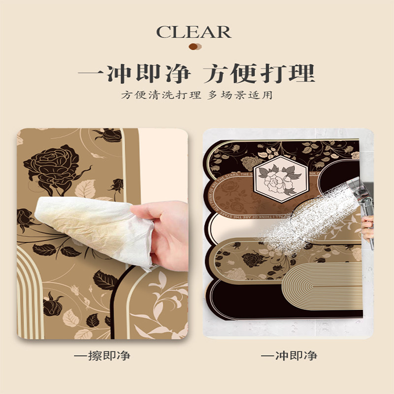 中古风入户地垫硅藻泥吸水速干玄关地毯2024新款门口进门防滑脚垫,淘宝优惠券,粉丝福利购,淘宝优惠卷