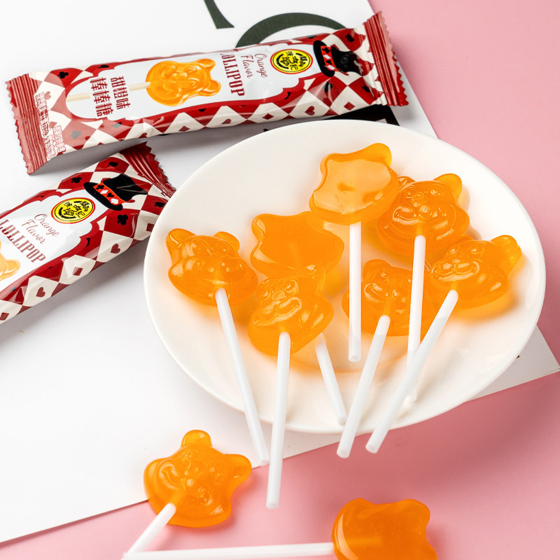 徐福记甜橙味棒棒糖480g可爱造型棒棒糖婚庆糖果水果糖,淘宝优惠券,粉丝福利购,淘宝优惠卷