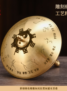 古铜色仿古天文罗盘金属摆件