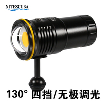 NiteScuba Knight NSV60 DIVING PHOTOTONIC LIGHT 6000 Flow of bright astigmatism underwater photo