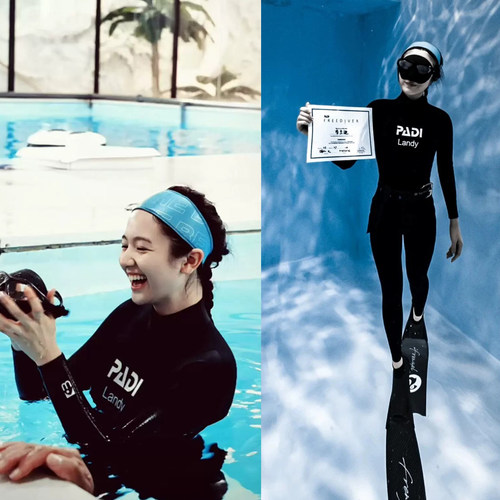Bestdive自由潜水束发带超弹束发带整理刘海宽发带 [李兰迪同款] - 图2