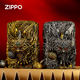 Genuine Zippo lighter smart Pixiu heavy armor pure copper mechanism spirit ball high-grade kerosene windproof gift for boyfriend
