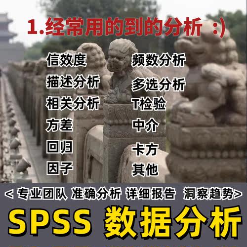 SPSS数据分析 SPSS数据代分析 问卷分析 实证分析 代 问卷设计 - 图0